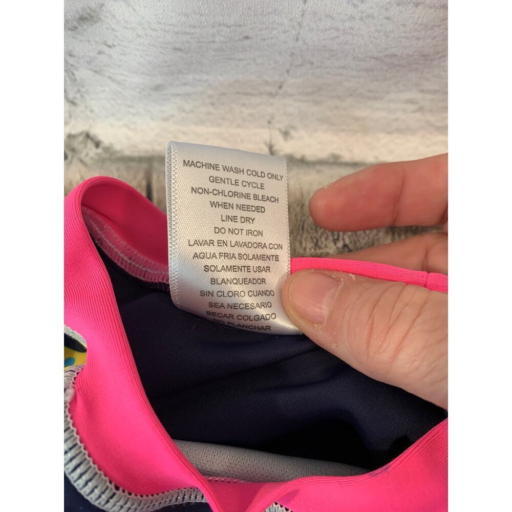 SOL SWIM Girl’s Two Piece Long Sleeve Swim Set / Size: 12 Months - Picture 3 of 11